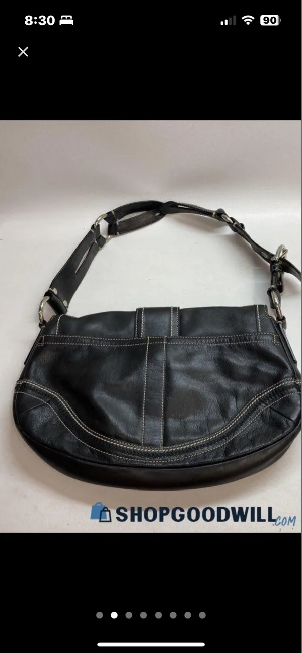 Coach Leather Black Shoulder Bag Soho - Image 4