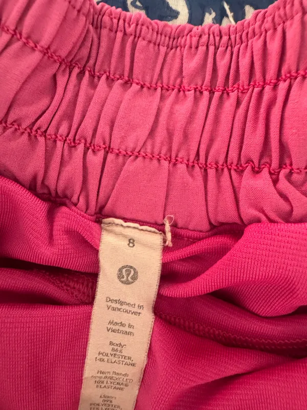 Hot Pink Lululemon Shorts - Image 2