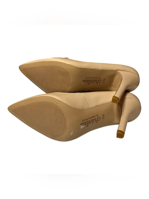 Charles by Charles David Nude Pointed Toe Stiletto Pumps - Image 5