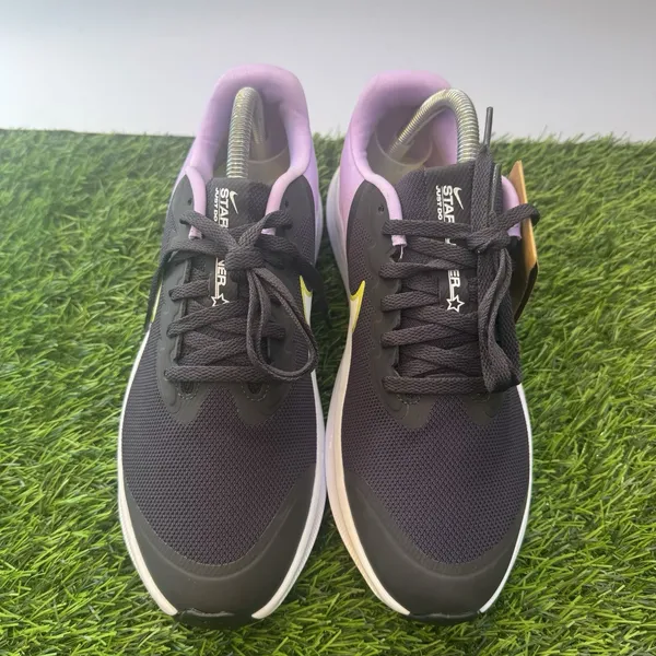 Nike Tanjun Star Runner Youth Sz 6.5Y Black/Purple DA2776-500 New - Image 5