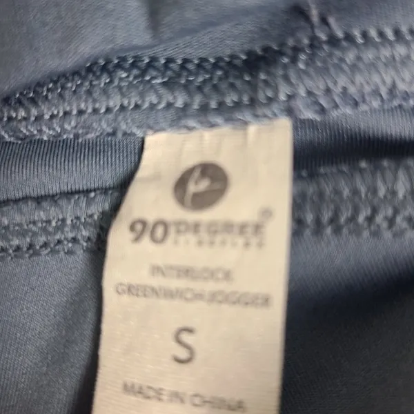 90‎ Degree by Reflex Leggings Womens Small Blue Activewear Stretch - Image 3
