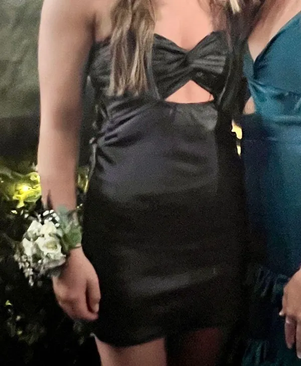 Princess Polly black mini dress - Image 4