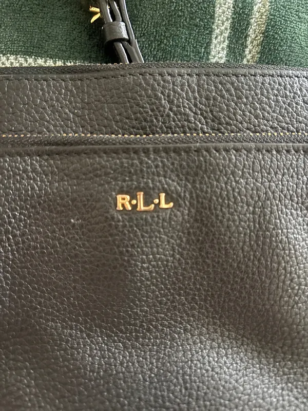 Ralph Lauren Bag Shoulder Black Leather - Image 5