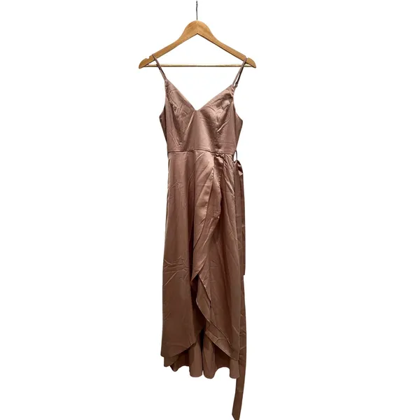NWT Showpo Treasuring You‎ Dress Mocha Satin US 4 Bridesmaid Formal - Image 2