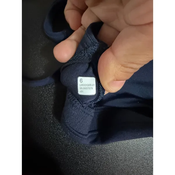 Lululemon Wunder Train Strappy Racer Bra Light Support Navy Blue Size 6 - Image 5