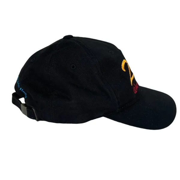 Vintage Y2K 2000 Walt Disney World Cotton Baseball Cap in Black - One Size - Image 2