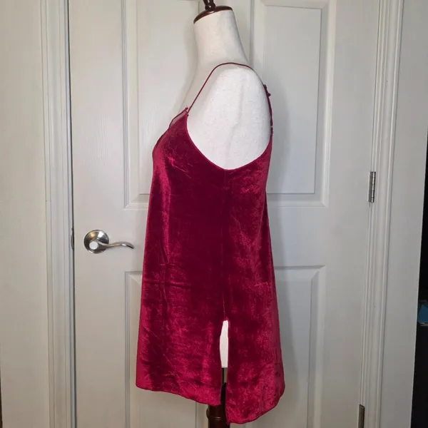 Intimately Free People Red Velvet Tank Top - Image 4