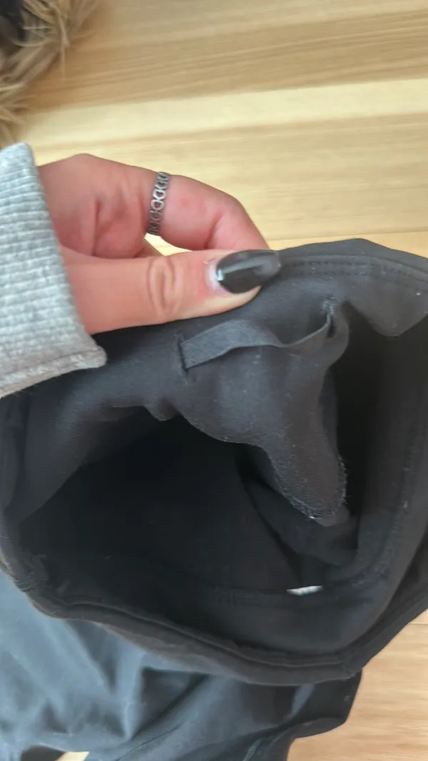 fleece lined leggings Black - Image 2