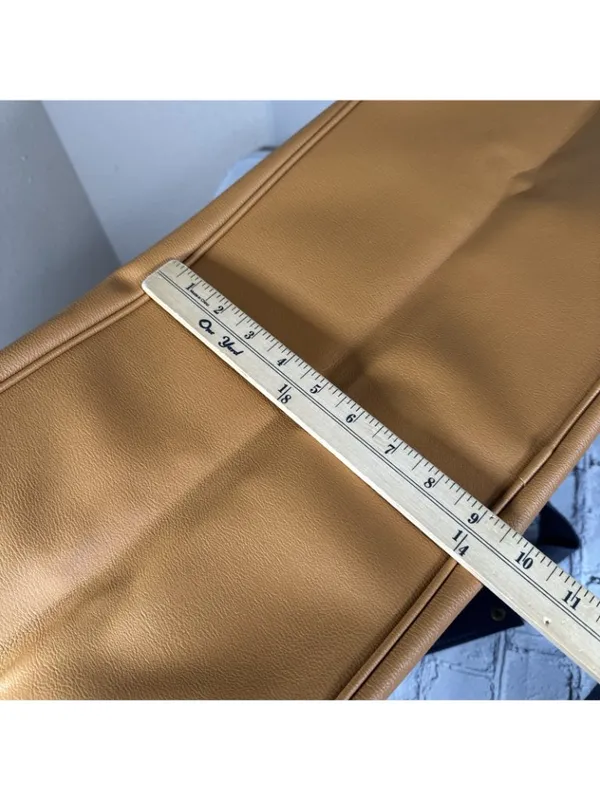 DSW Blue Cognac Weekender Duffel Travel Tote Bag Convertible Shoulder Carry - Image 14