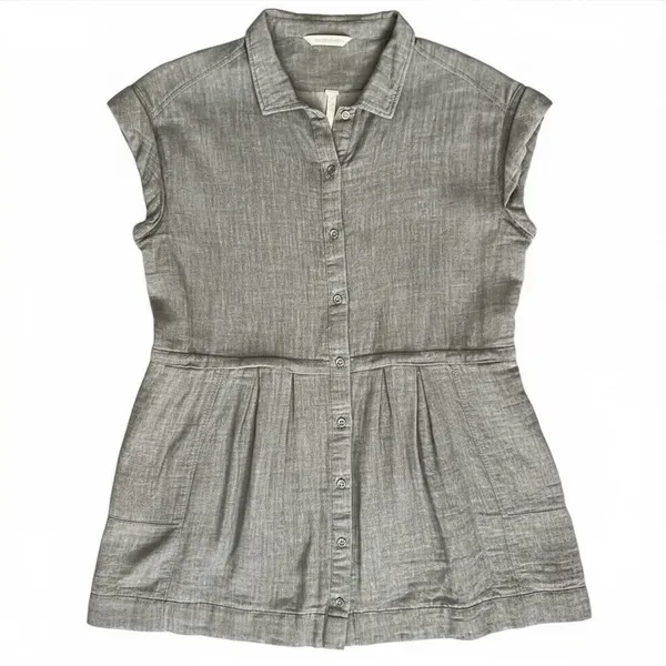 Free People Gray Mini Dress, S - Image 6
