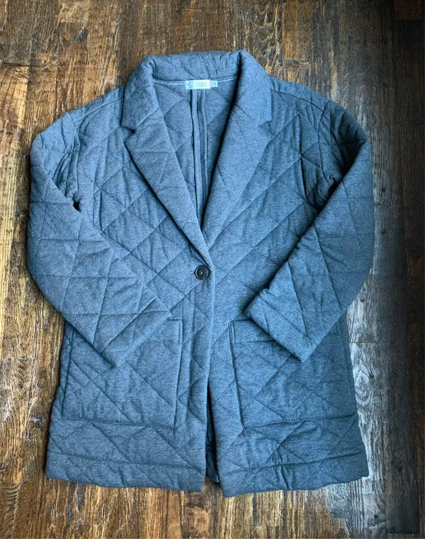 NWOT Carve Designs Organic Cotton Maggie Quilted Topper Coat Small - Image 4