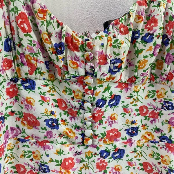 THE KOOPLES Short Silk‎ Dress with Shoulder Straps Size 1/US Size Small - Image 10