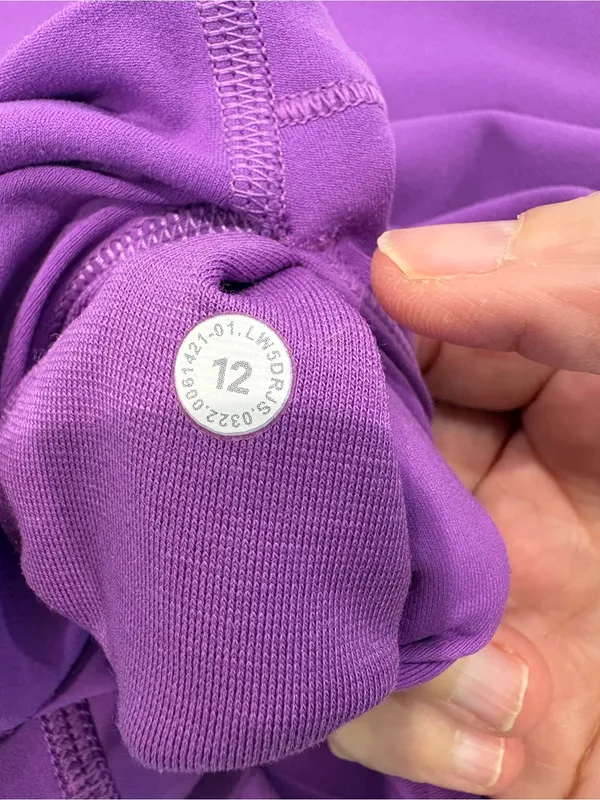 Lululemon Unlimit High-Rise Purple Nulu Yoga Leggings size 12, W5DRIS. - Image 7