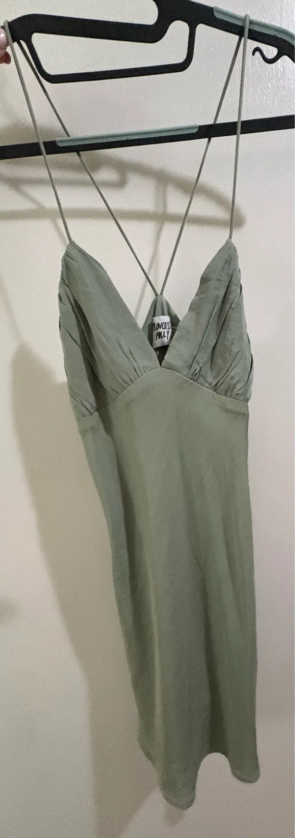 Princess Polly Dress Sage Green - Image 3
