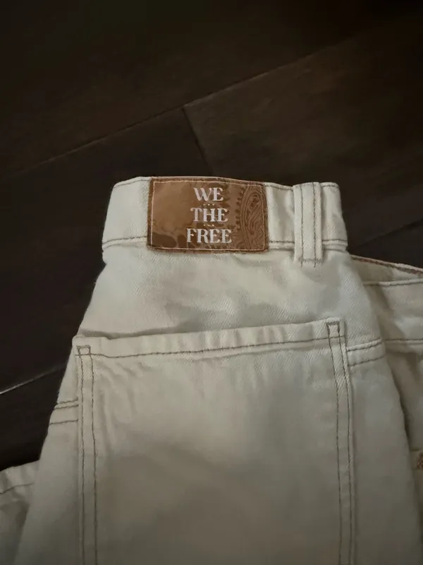 Free People Mid-Rise Carpenter Jeans - Image 4