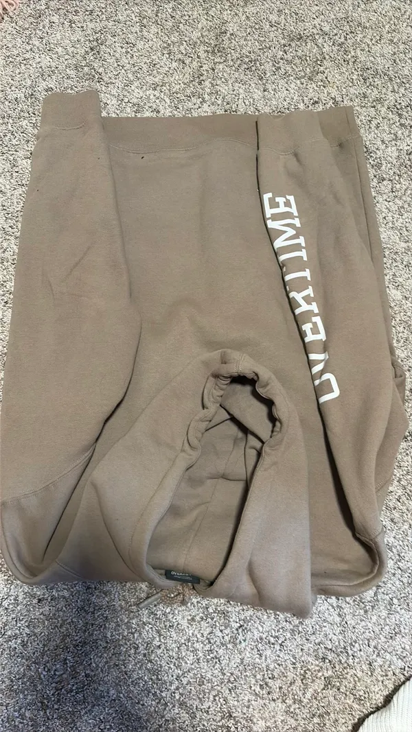 Overtime hoodie Brown - Image 2