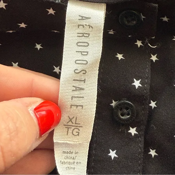 Aeropostale Star High Waisted Button Front‎ Mini Skirt XL Americana Y2K 90s NWT - Image 7