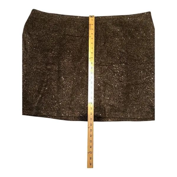 J.‎ Jill Brown Sequin Wool Blend Pencil Skirt, Size 26 - Image 8