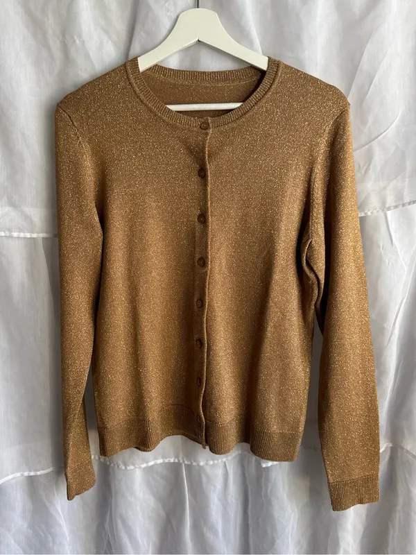 Lauren Ralph Lauren Shimmer Cardigan Sweater - Image 2