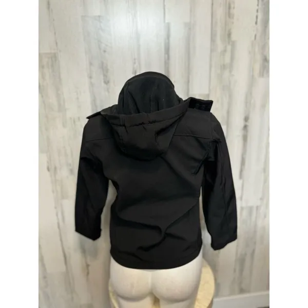 Reebok Black Softshell Jacket Women’s Small Hooded Zip-Up Athletic Outerwear - Image 4
