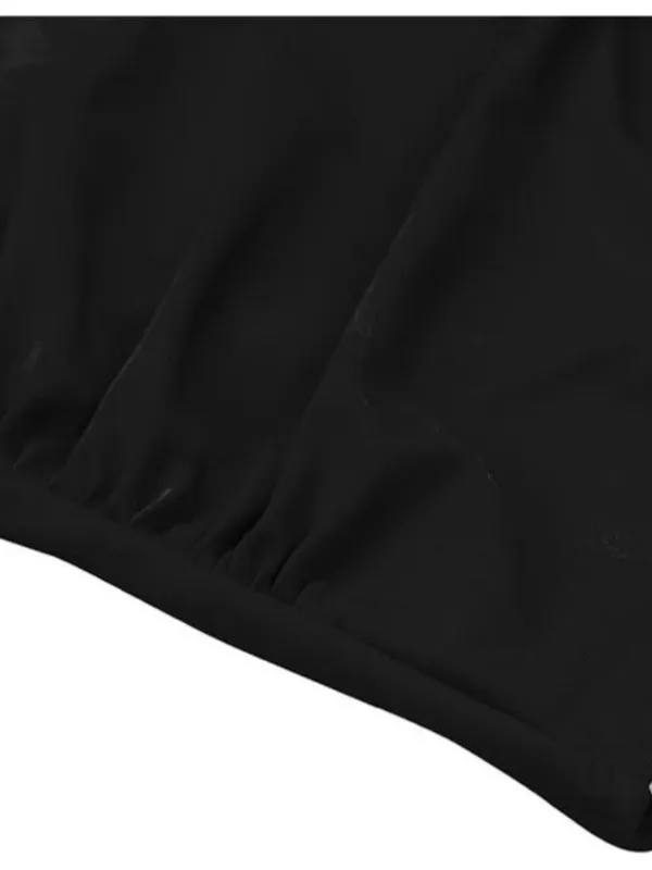 Eomenie Size Medium Black One Piece Tummy Control Cutout High Waisted Swimsuit. - Image 4