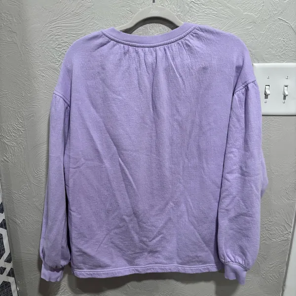 Aerie Easy Street Sweatshirt Light Purple Size XS NWT - Image 5