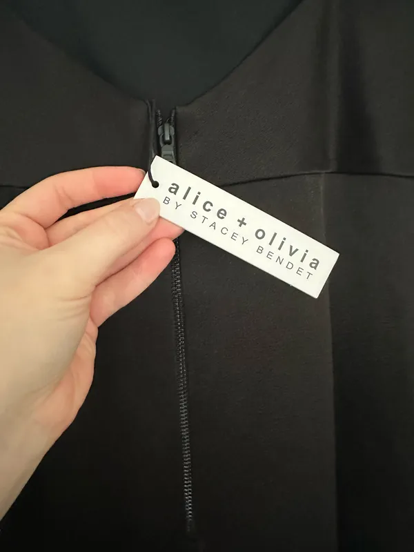 Alice + Olivia Black Dress - Image 3
