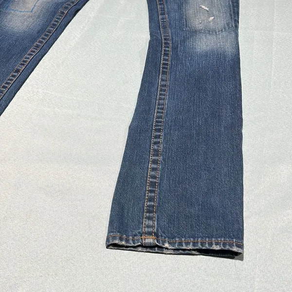 True Religion Boys Jack‎ Distressed Straight Jeans Mid Rise D29 - Image 4
