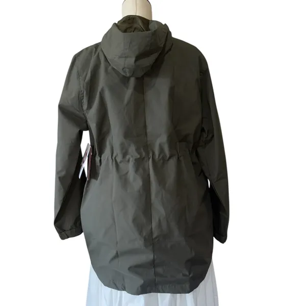 NWT Canada Weather Gear Large Green Hooded Rain Jacket DryGear Performance L - Image 4