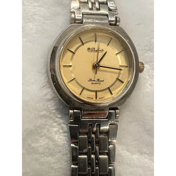 Duyfonte Lucien Piccard Quartz Women's Silver Tone Wrist Watch Japan‎ Movt - Image 5