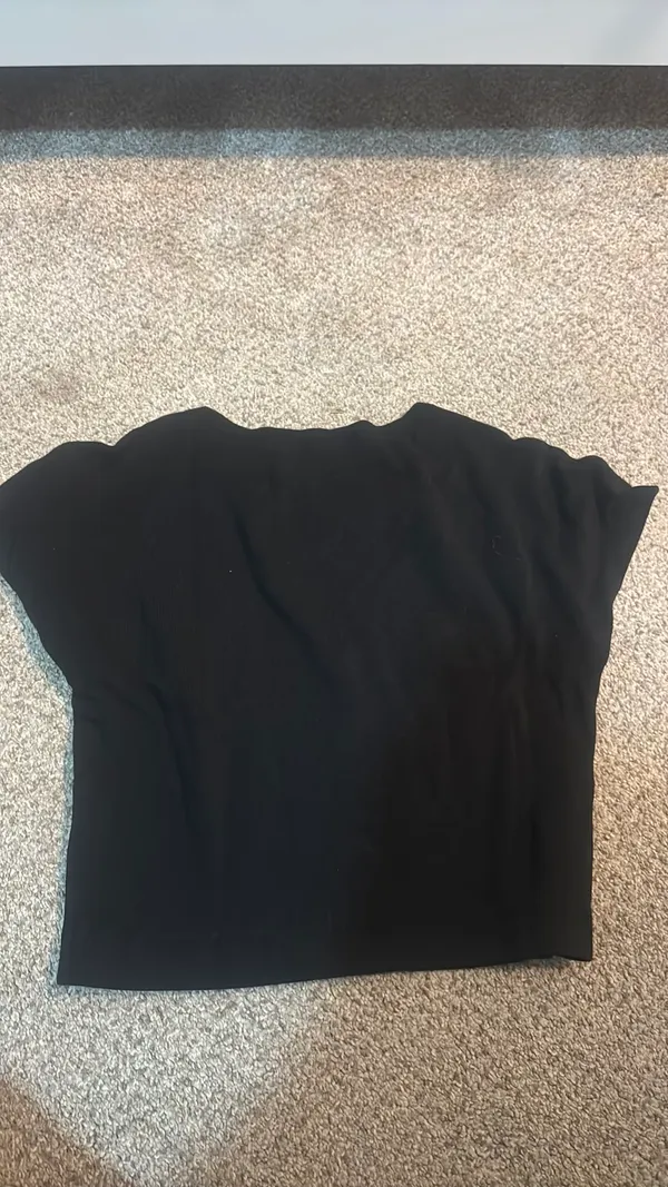 Zara black crop top - Image 4