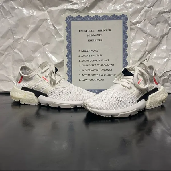 adidas POD S 3.1 Women's White Running Shoes Size 6M - Image 2