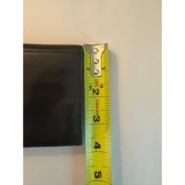 Vintage Y2K Banana Republic Long Accordion Wallet in Black Leather 7.5"x3.75" - Image 10