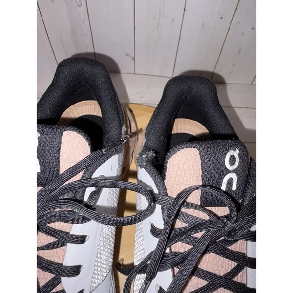 Womens On Cloudflyer Shoes 7 Glacier Rosebrown Running Sneakers On Cloud - Image 12
