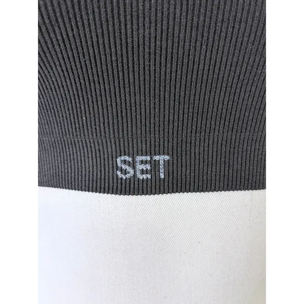 SET ACTIVE SCULPTFLEX One Shoulder Sports Bra Espresso Brown XL - Image 2