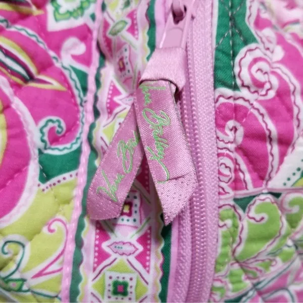 Vera Bradley Drawstring Backpack Pinwheel Pink - Image 4