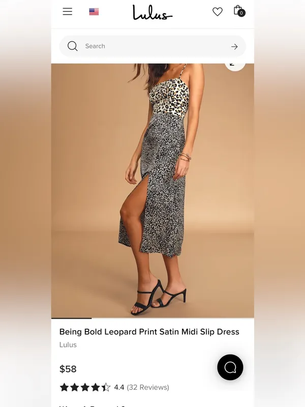 Lulus Women’s Being Bold Leopard Print Satin Midi Slip Dress Size Small - Image 3