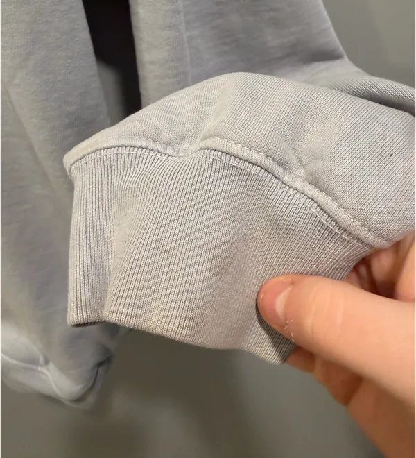 Brandy Melville Fleece Lined Quarter Zip Pullover Grey - Image 6