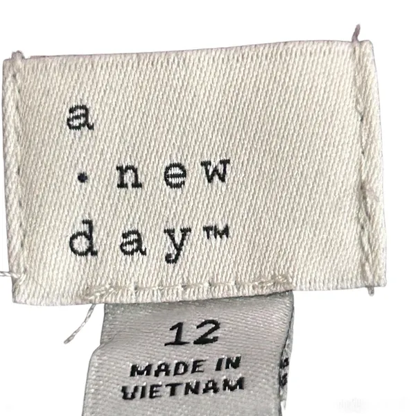 New A‎ New Day Faux Leather Mini Skirt Womens 12 Burgundy Maroon Party Night Out - Image 2