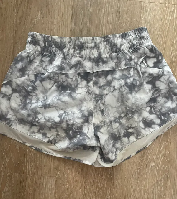 Athleta Gray Tie Dye Shorts - Image 2