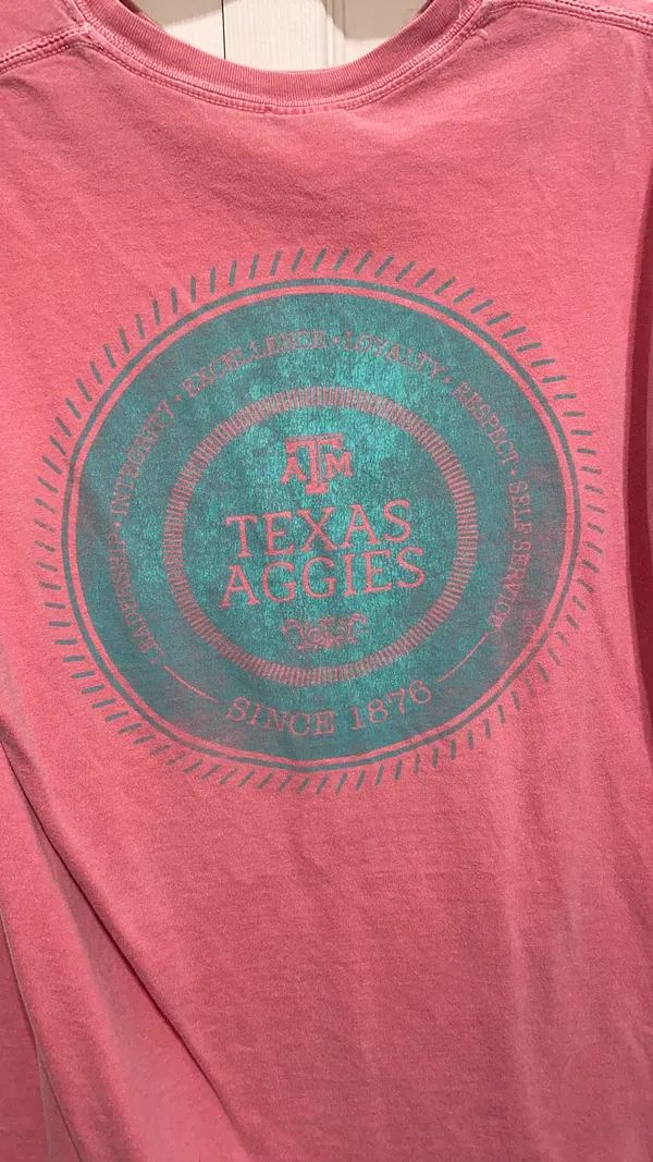 texas A&M tshirt Pink Size L - Image 4