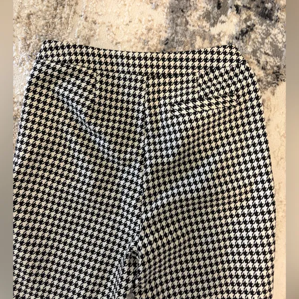 Topshop Houndstooth Skinny Pants - Black & White - Image 4