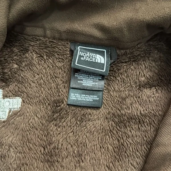 The North Face Women’s Brown Furry Osito Full Zip Jacket size M‎ - Image 6