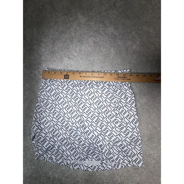 J.Lindeberg Women's Bridge Monogram Golf Skort White Navy - Image 8