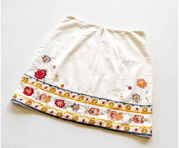 TOPSHOP Embroidered Floral Mini Pencil Skirt - Image 5
