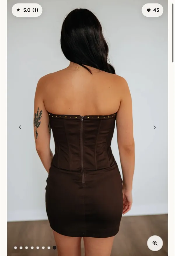 Wild Oak Boutique Saddle Up Denim Dress - Image 3