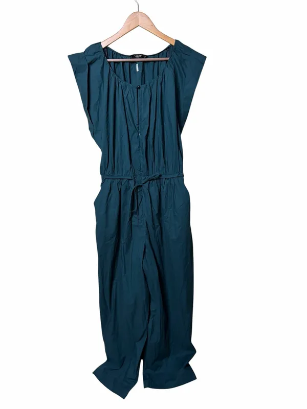 Rachel Comey Valencia Jumpsuit Size Large Teal Green - Image 2
