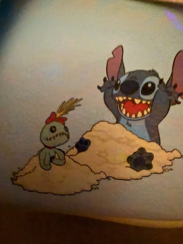 Disney Parks Loungefly Stitch and Scrump Beach Sandcastle Mini Backpack - Image 3