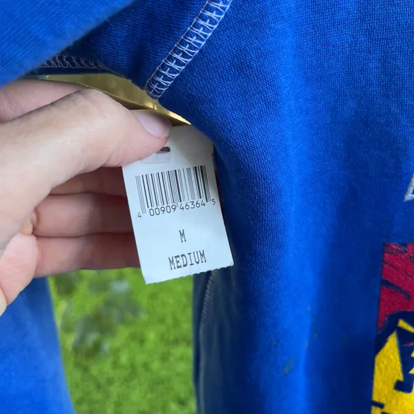 Disney Parks Unisex Blue Zip Up Hoodie 2020 Size M - Image 5