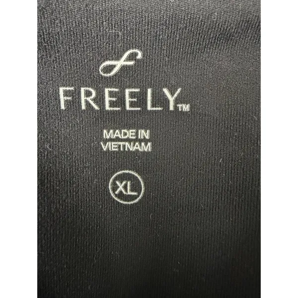 Freely Black‎ Flare Leggings XL High Rise Yoga Pants Stretch Pockets - Image 4